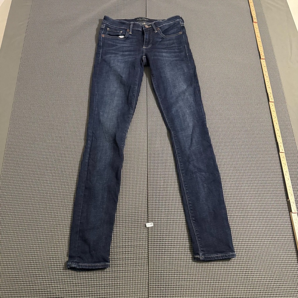 Lucky Brand Womens Blue Denim Jeans Size 0/25 Regular Fit Dark Wash